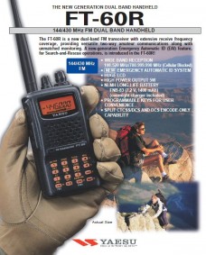 Yaesu FT-60 Handheld